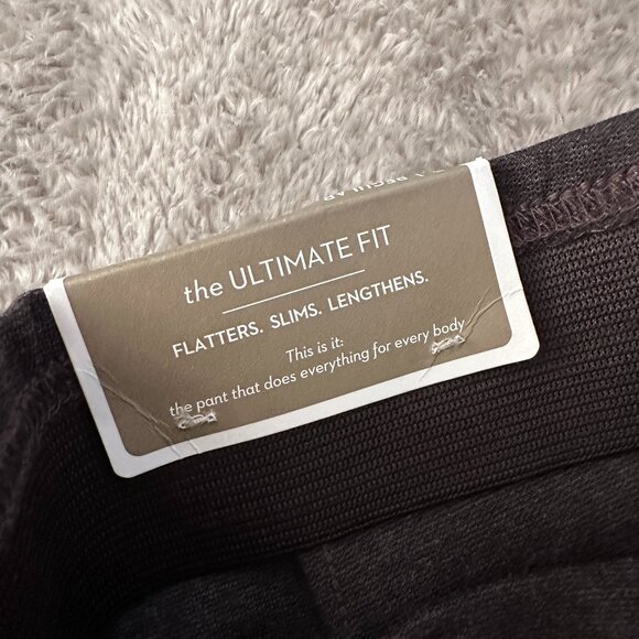 NWT Chico's The Ultimate Fit Juliet Straight Leg Pants 3 US XL 16/18 Gray Ponte - Picture 3 of 7